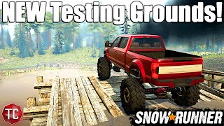 SnowRunner: NEW Summer Testing Grounds REBUILD! CONSOLE & PC MODS GAMEPLAY!