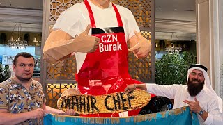 Czn Burak dubai misafir olduk müthiş ekib Mahir chef ile beraber güzel anlar