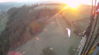 Gleitschirmfliegen_  Abendflug am Jägerberg-2012-10-31