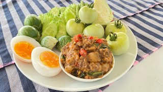 The best Canned fish easy to cook, Spicy and Yummy recipes- Stir-fried Canned fish with pork