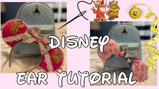 Cinderella Mice Ear Tutorial #YOTE #disneydiy