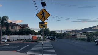 Kahoma Village Main Pedestrian crossing, Hawaii