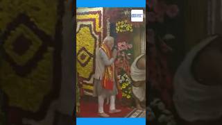 PM Narendra Modi visits Bhadrakali Temple in Warangal, Telangana #pmmodi #temple #shortvideo #shorts