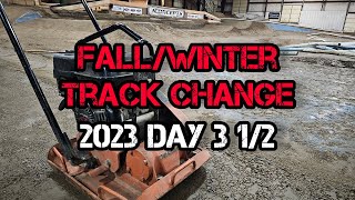 HobbyTown HobbyPlex Fall Track Build - Day 3.5 - The Final Whacks with a Half Strength Tamper