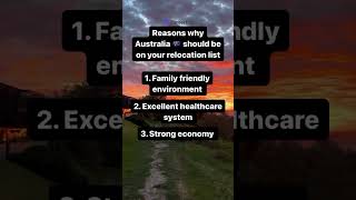 Reasons why you should move to Australia 🇦🇺 #careeredu #moveabroad #australianvisa