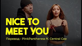 PinkPantheress ft. Central Cee - Nice to meet you (rus sub; перевод на русский)