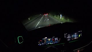 2021 Mercedes-AMG GLE 63S Coupe - MULTIBEAM LED-Scheinwerfer night drive | POV