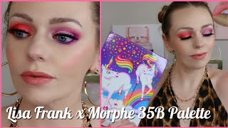 Lisa Frank x Morphe 35B Eyeshadow Palette First Impressions/Review