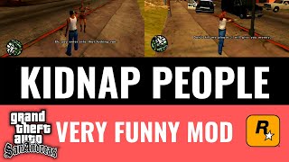 How to install Kidnaping mod for Gta Sa | how to kidnap people in gta sa | kidnap mod installer