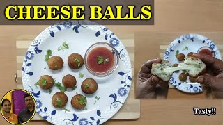 Potato Cheese Balls | Cheesy Snacks | Sivagami's Kitchen