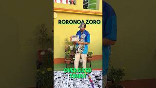 I custom made this Roronoa Zoro T-Shirt #shorts #tshirt #printondemand