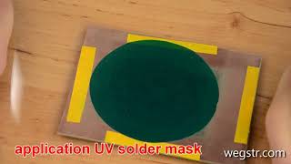 How to make a PCB prototyping with UV soldermask for ARDUINO