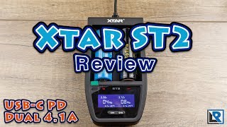 Xtar ST2 Battery Charger Review (USB-C, Selectable Speed, Dual slot 4.1A Each)