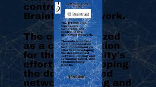 Braintrust, 1st decentralized talent network.  #cryptocurrency #web3 #humanresources #remotework