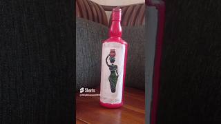 bottle art #acrylicpainting #trendingshorts