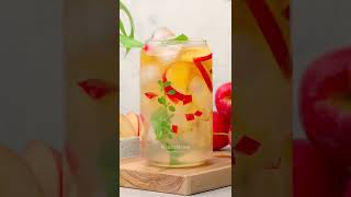 Green Tea Apple Lemonade Resep Teh Hijau Dengan Irisan Apel dan Air Lemon Yang Manis dan Seger Asmr