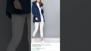 Trendy puffer jackets from myntra 🔥 #shorts #pufferjacket #haul #myntra #fashion #vloggerlife