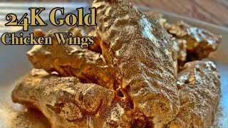 24K Gold Chicken Wings