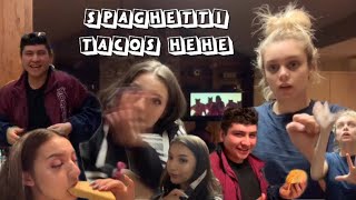 spaghetti tacos vlog hehe