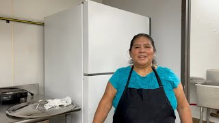 Cocinado comida para un evento