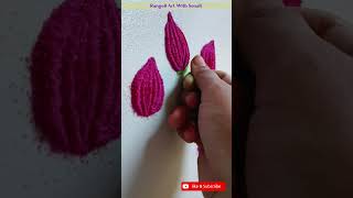 Simple Rangoli Design🌺 / Daily Rangoli Design😍#ytshorts#shorts