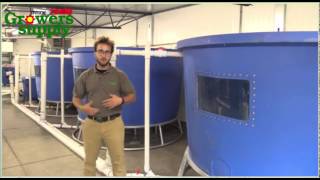 Stems to Scales HydroCycle Commercial Aquaponic System