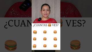 ¿Cuantas hamburgesas ves? ¿🍔 🤔?