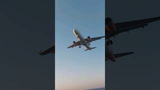 Easyjet a320 landing in larnaca