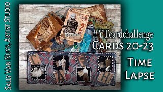 Altered Playing Cards 20-23 | #ytcardchallenge