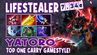 Lifestealer Yatoro Highlights TOP ONE CARRY GAMESTYLE - Daily Dota 2 TV #dota2 #dota2highlights