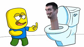 Skibidi Toilet Vs Noob (Roblox Animation)