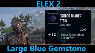 ELEX 2 💙 Großer Blauer Stein 🔵 Large Blue Gemstone