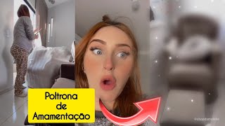 CHEGOU A POLTRONA DE AMAMENTAÇÃO 😱 - STORIES REBECCA ARIELL