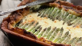 SICILIANI CREATIVI - Torta salata con asparagi e besciamella  - Asparagus creamy pie #shorts