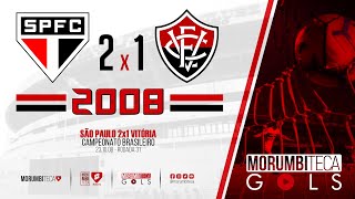 São Paulo 2x1 Vitória - Brasileiro 2008 - Rodada 31 - 23/10/2008