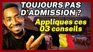 Appliques URGEMMENT ces conseils si tu es toujours en attente d’admission