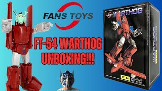 FansToys - FT-54 Warthog Unboxing and First Impressions