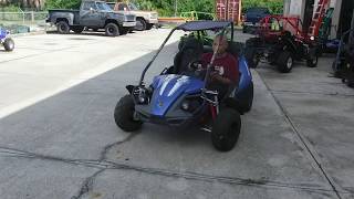 Jd's Custom Buggie Inc. Rattler gy6 buggy exhaust installed on Hammerhead GTS150 test drive