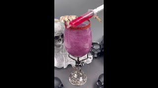 Spooky Sips: Vampire Halloween Cocktail with Edible Elixir Dust® from Oh! Sweet Art