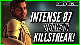 Obi Wan 87 Killstreak Star Wars Battlefront 2 (Kamino)