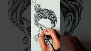 krishna janmashtami drawing | Krishna Drawing #janmashtami #krishna #drawing #foryou #shorts #art