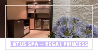 Lotus Spa on Regal Princess, Princess Cruises.