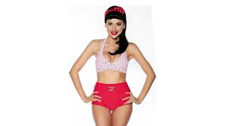 Biquini Hot Pants Reversível Retrô Vintage Poá Luxo E Cinto