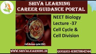 NEET Biology Lecture -37 Cell Cycle & Cell Division