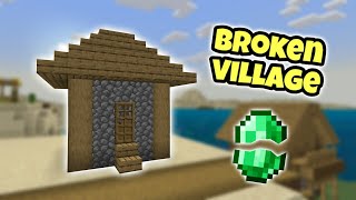 Broken Village Seed In Minecraft Bedrock Edition 1.20! (Desert Temple, Shipwreck, Outpost & More)