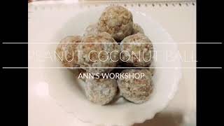 HEALTHY PEANUT COCONUT BALL (QUICK SNACK)