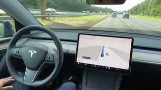 Tesla FSD 11.4.4 review complex drive #tesla #teslafsd