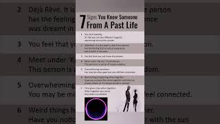 7 signs you know someone from past life#pastlife