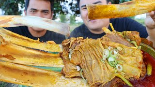 OUTDOOR COOKING | BULALO RIBS NG BAKA | BATANGAS STYLE MUKBANG (HD)