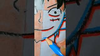 Final part✨Monkey d luffy✨in 4 different styles pt 4 #shorts #trending #viral